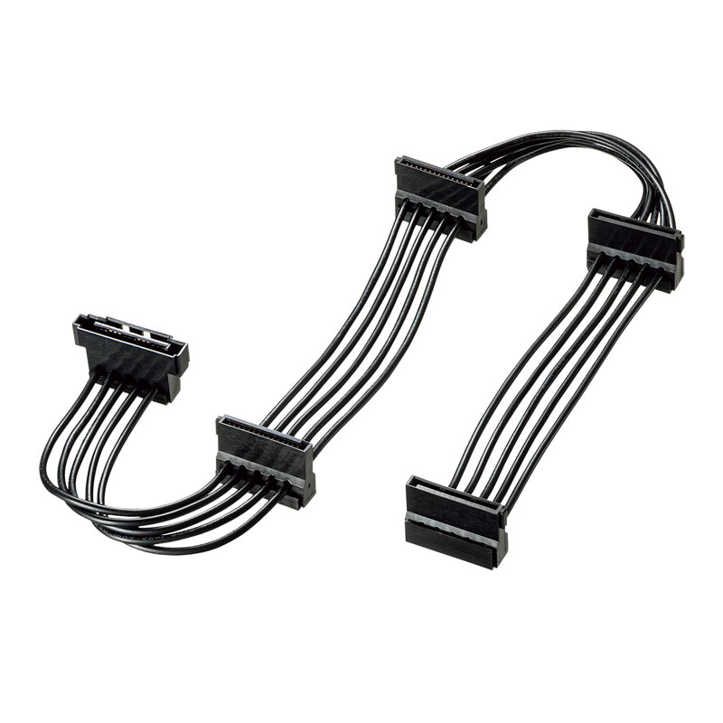 （まとめ買い）シリアルATA電源分岐ケーブル 4分岐 上L型 40cm TK-PWSATA12 [x3] 4,858円