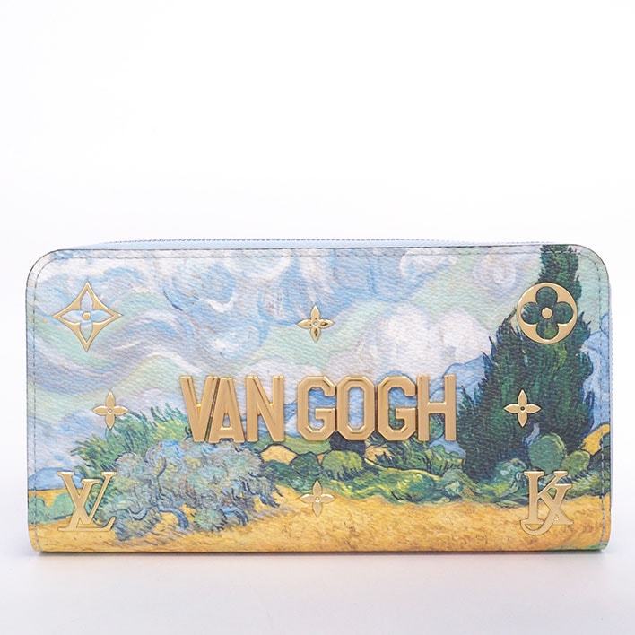 【美品】ルイ ヴィトン ヴァンゴッホ ジッピーウォレット マスターズコレクション レディース 【長財布（小銭入れあり）】