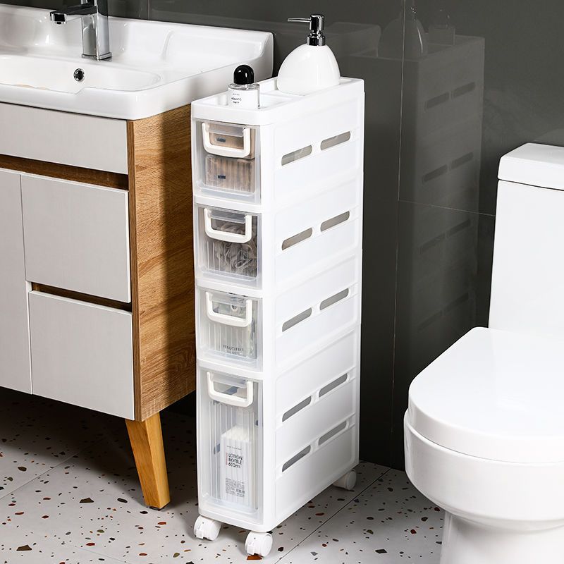 【3日で出荷】トイレ収納 ラック トイレットペーパー 洗剤 生理用品 サイドラック 掃除用具 収納 棚 スリム 引出し 場所を取らない 隙間 大容量 ちょい置き おしゃれ 完成品