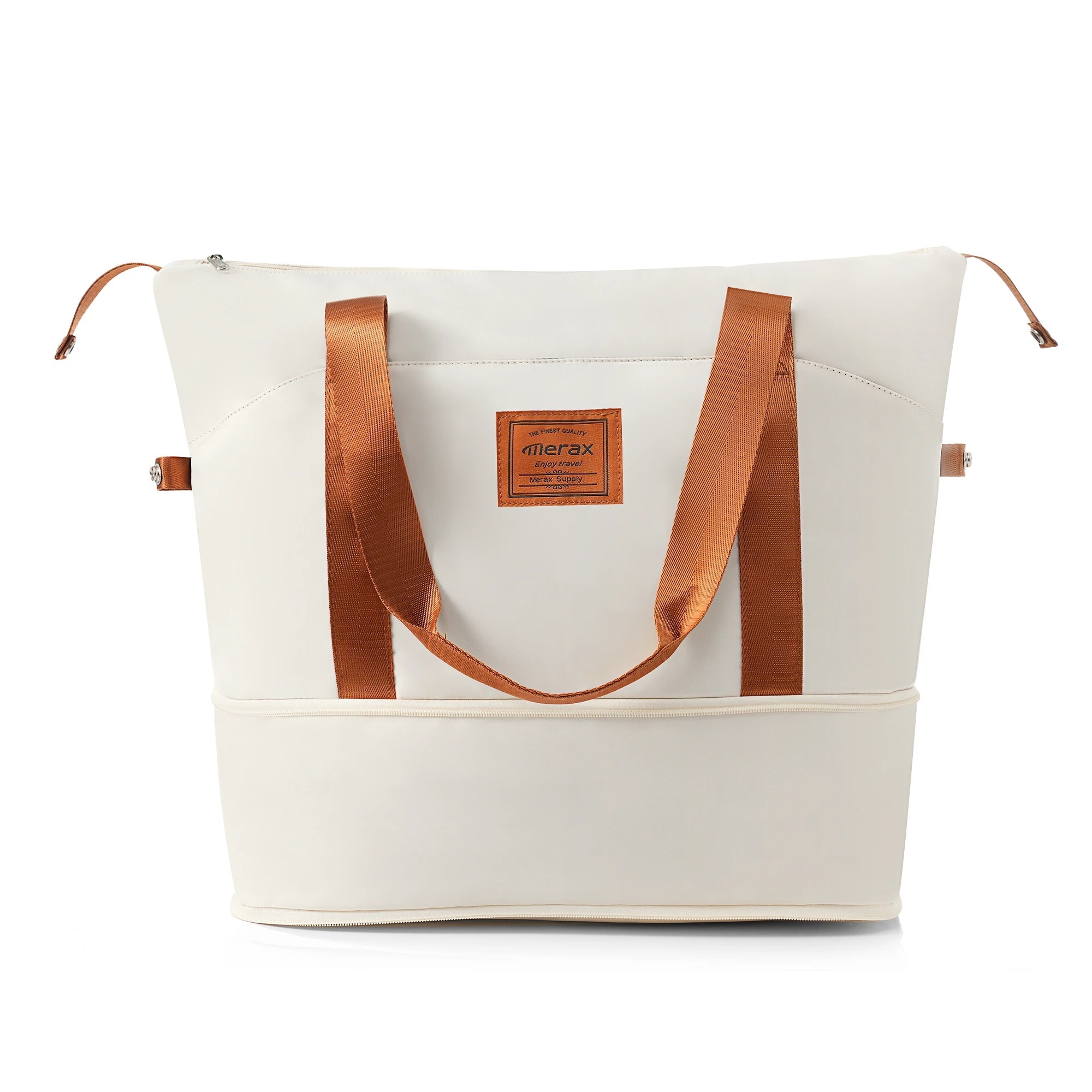 トートバッグ ハンドバッグ レディース バッグ 手提げ 軽量 ファスナーで閉まる 大容量 軽い かばん a4バッグ ショルダー かわいい 通学旅行GG8388 Beige ABSG