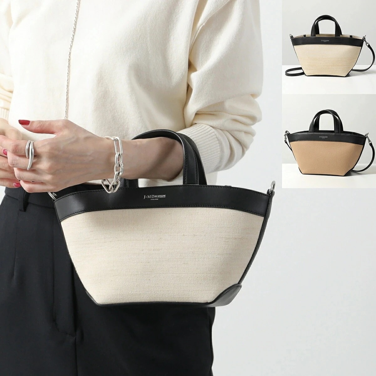 J&M DAVIDSON スモール ボヤージュ トート SMALL VOYAGE TOTE LSVT-0XX-CVSC レディース ショルダーバッグ ハンドバッグ 鞄 カラー2色 【ts】