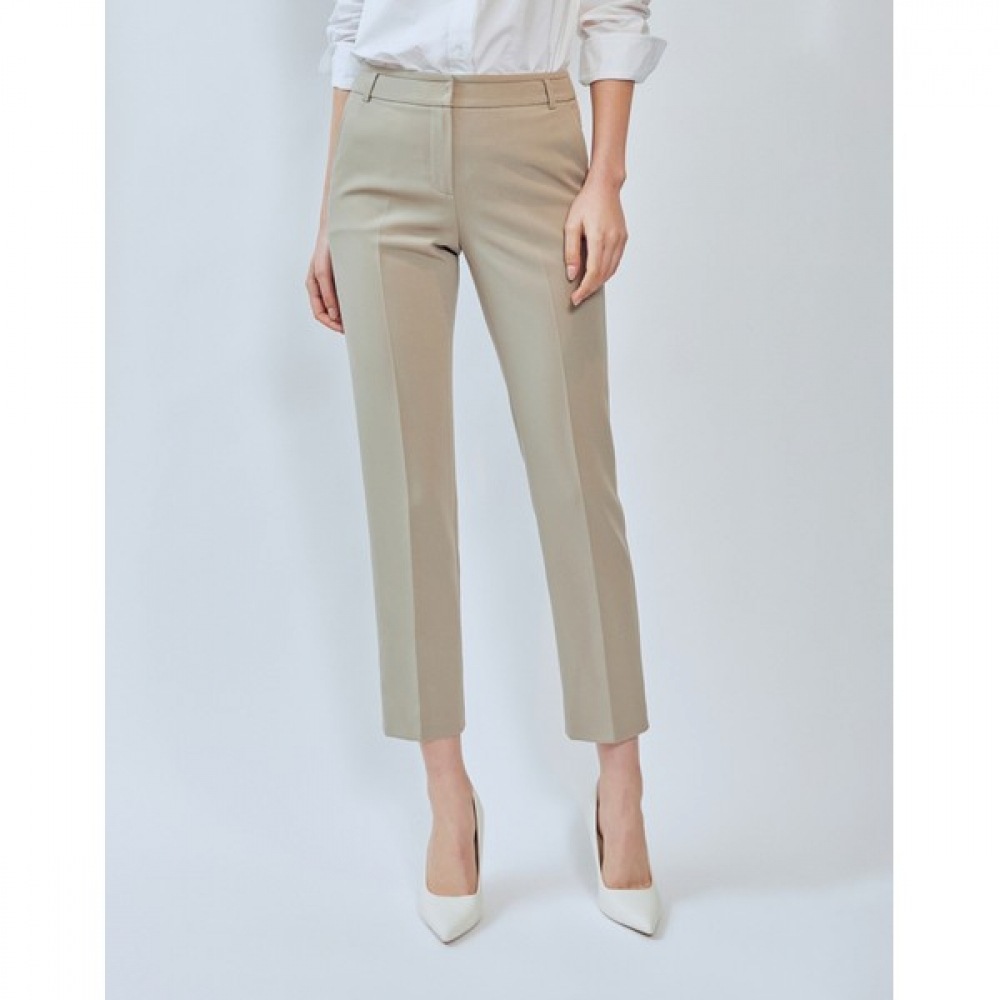 [ヘッジズレディース] 24SS ベージュストレートパンツ HSPA4BP21I2