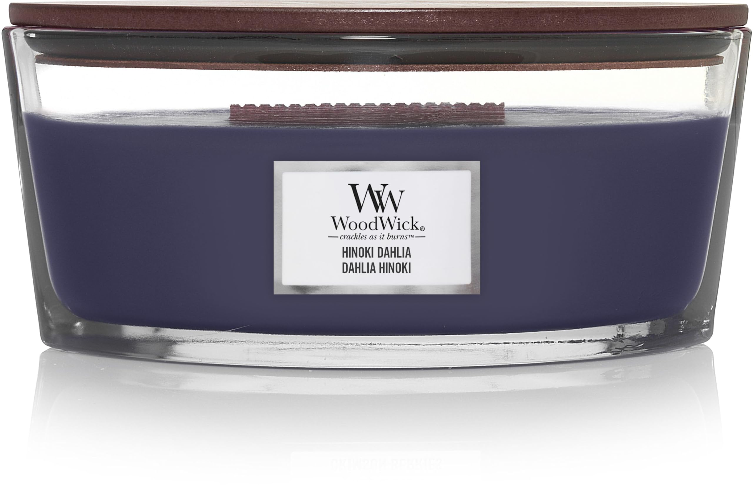 WoodWick ウッドウィック HEARTHWICK ハースウィック Lサイズ ヒノキダリア HINOKI DAHLIA アロマキャンドル[並行輸入]