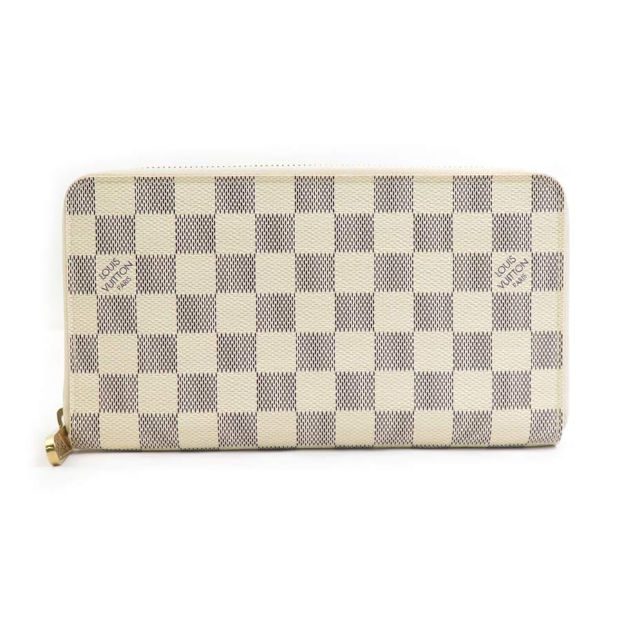 ルイ ヴィトン LOUIS VUITTON オーガナイザー ジッピーオーガナイザー ダミエ アズール ダミエ ジッピーオーガナイザー ダミエアズールキャンバス アイボリー メンズ N60012 r10