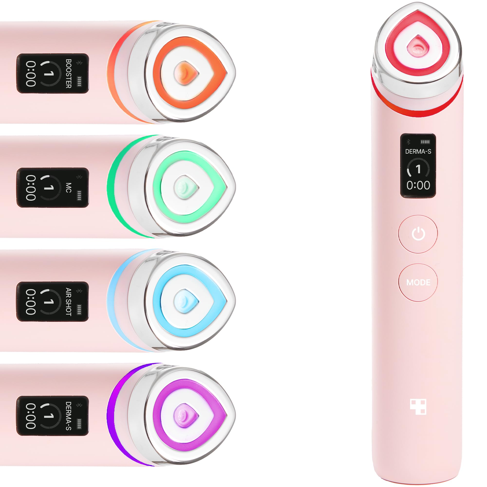 メディキューブ AGE-Rブースタープロ ピンク 1日5分韓国美肌体験 日本語取扱説明書 オールインワン美顔器 持ち運び便利 155g プレゼント