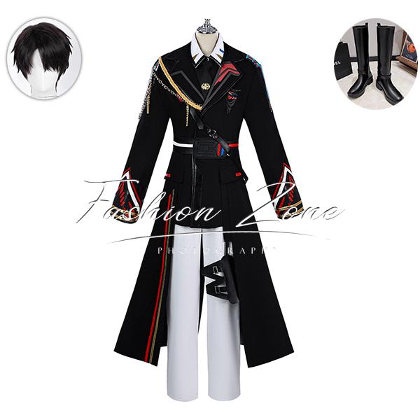 恋と深空 風 マヒル Caleb 遠空執艦官 コスプレ衣装 ウィッグ 靴 cosplay ハロウィン 演出服 変装
