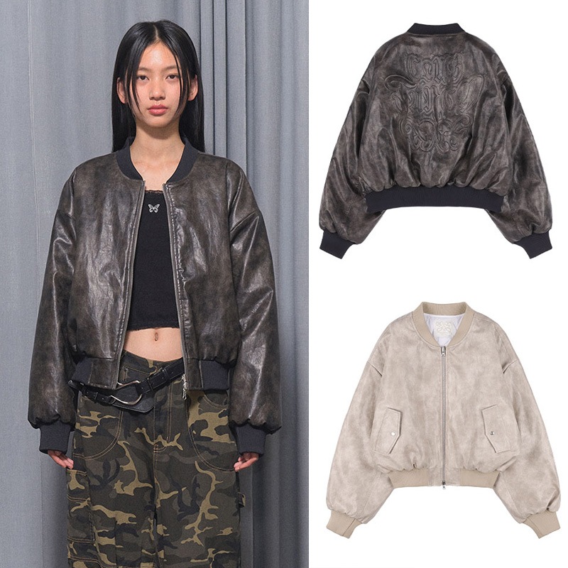 [NF]キルティングリバーシブルエンボジャンパーQUILTING REVERSIBLE EMBO JUMPER (BLACK)_F24ZA956 / （IVORY）_F24ZA956