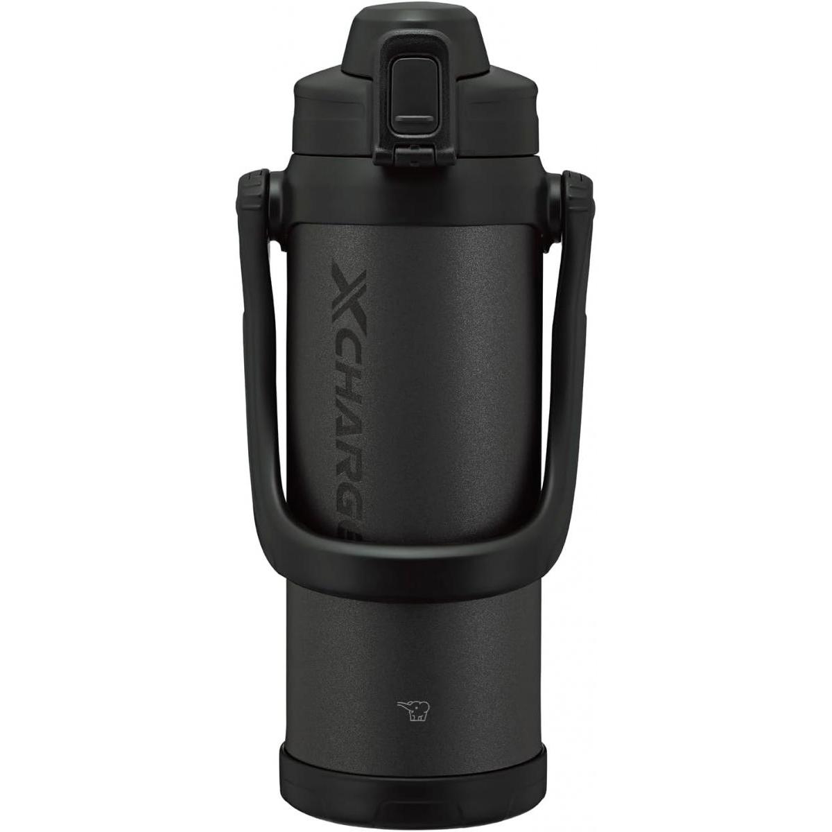 象印マホービン SD-BE20 BA ステンレスクールボトル（保冷専用） 2.06L ブラック Ag+抗菌加工飲み口 スポーツドリンクOK 大容量