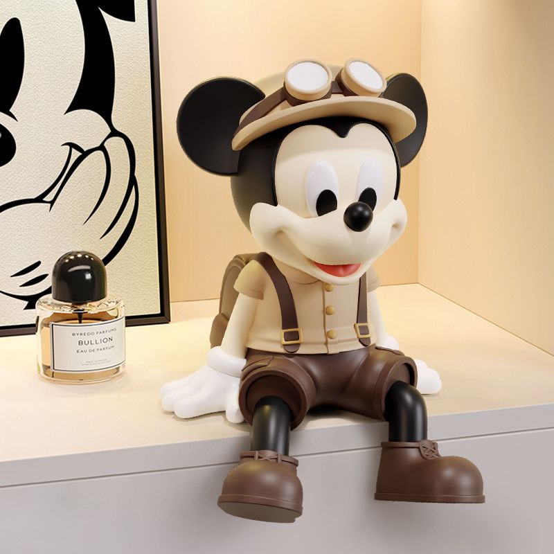 ミッキー 座っているリビングルームの装飾品 ライト 高級 高級 テレビキャビネット 装飾 ワインキャビネット 引き出し キャビネット 玄関ポーチ フィギュア 高級