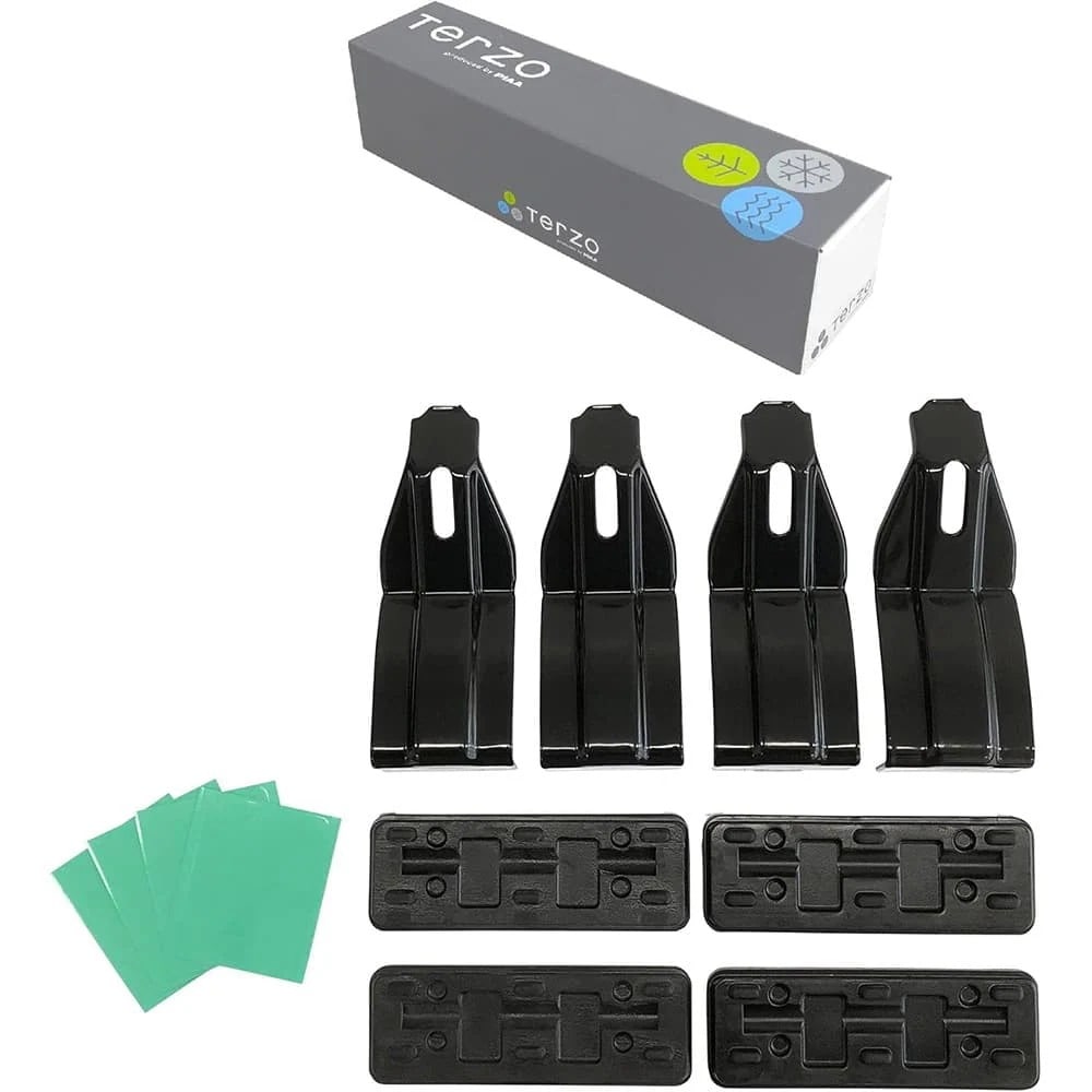 PIAA Terzo(テルッツォ) ルーフキャリア ベースキャリア 車種別取付ホルダーセット 4個入 ブラック【トヨタ カローラセダン・スポーツ 他】EH447