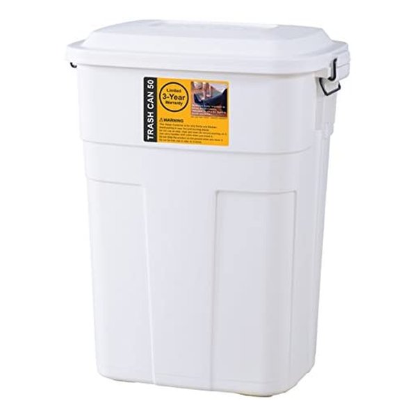 トラッシュカン 50L ホワイト W45.5×D32×H57.6 LFS-936WH