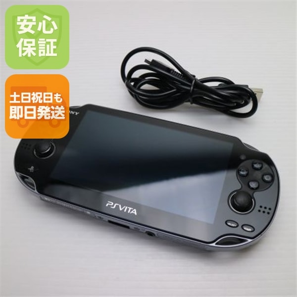 美品 PCH-1000 PS VITA ブラック game SONY PlayStation Wi-Fi 77