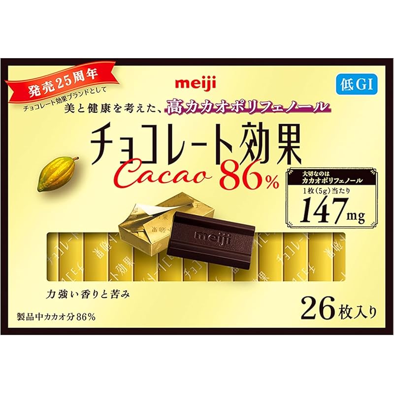 チョコレート効果カカオ８６％ 26枚×6個