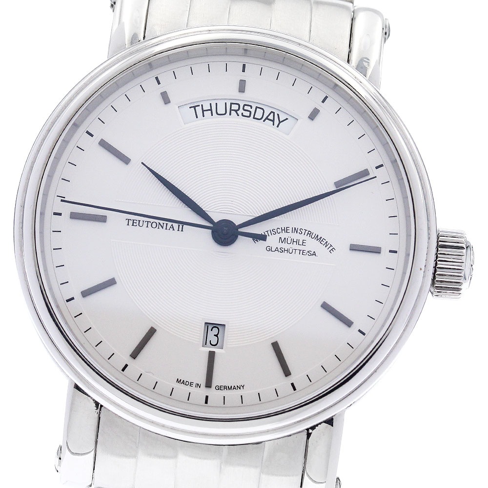 ミューレグラスヒュッテ Muhle Glashutte M1-33-60 トイトニア デイデイト 自動巻き メンズ _903292【中古】