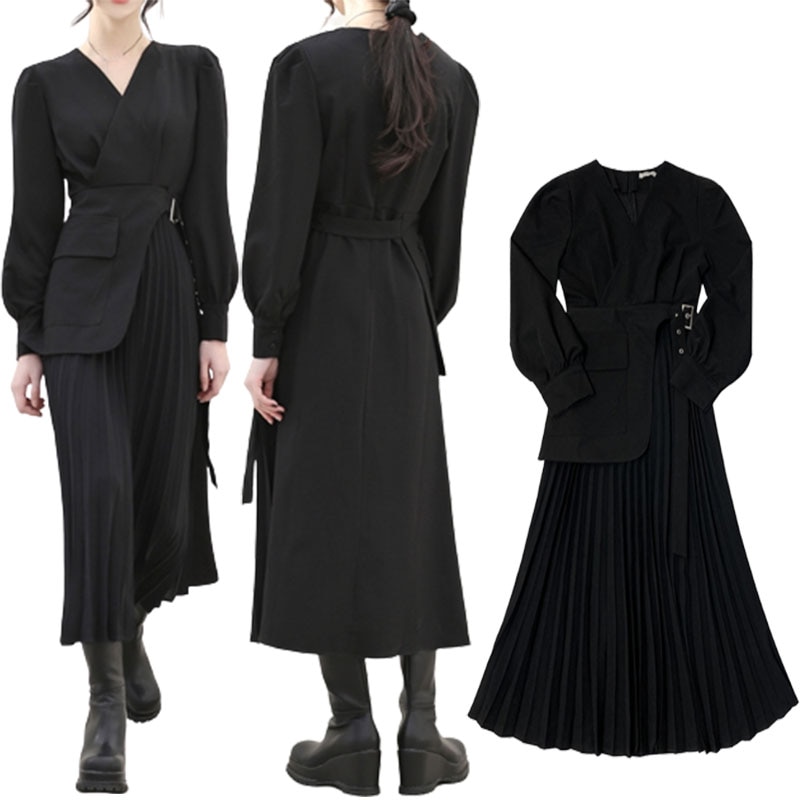 ADU LAYERED POCKET DRESS