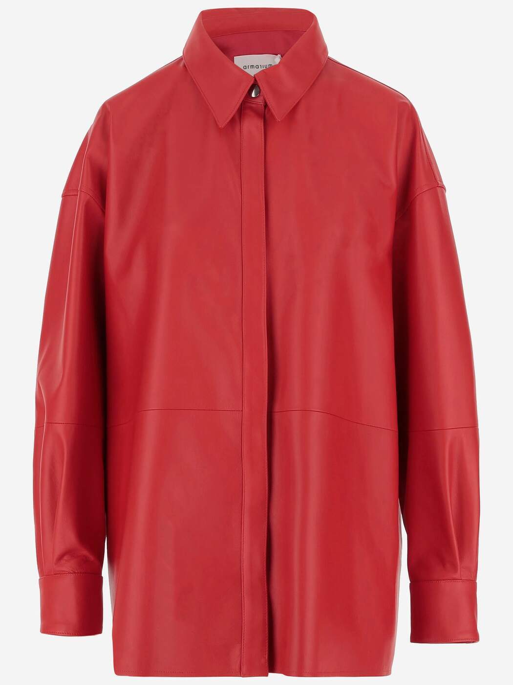 ARMTMT004LE04023 レッド 春夏2025 シャツ レディース ia