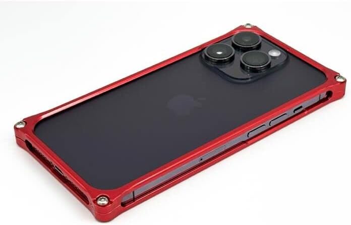 ギルドデザイン ソリッドバンパー レッド iPhone 14 Pro Max