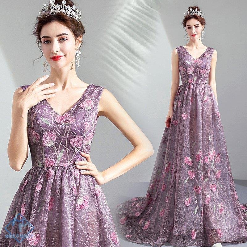 カラードレス 安い ロングドレス 演奏会 コンサート パーティードレス 発表会 イブニングドレス 二