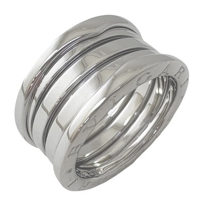 ブルガリ B-zero.1 ４バンド リング 指輪 12号 18金 K18ホワイトゴールド BVLGARI 中古 美品