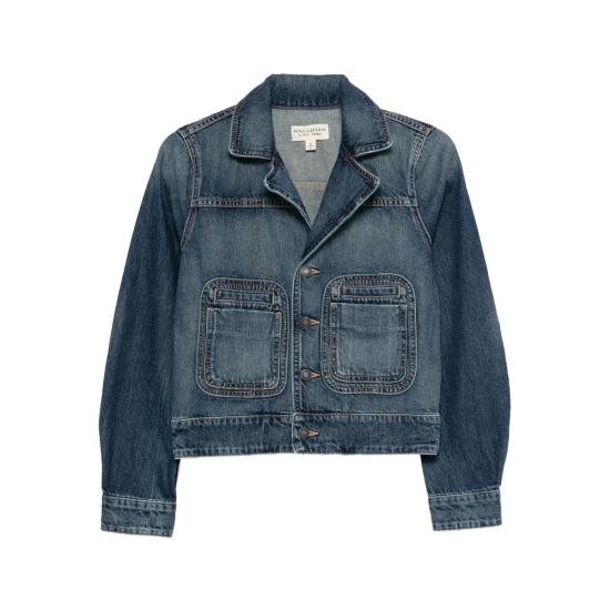 NILI LOTAN Women Denim Jackets 13395 W1451 GEORGY SWASH BLUE
