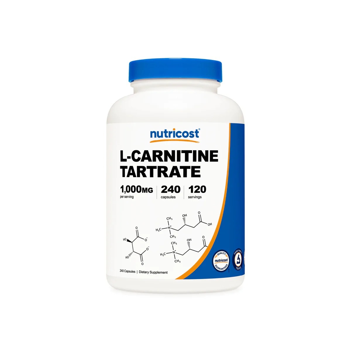 [USA] Nutricost ニュートリコスト L-Carnitine Tartrate Capsules (500 MG) (240 CAP)