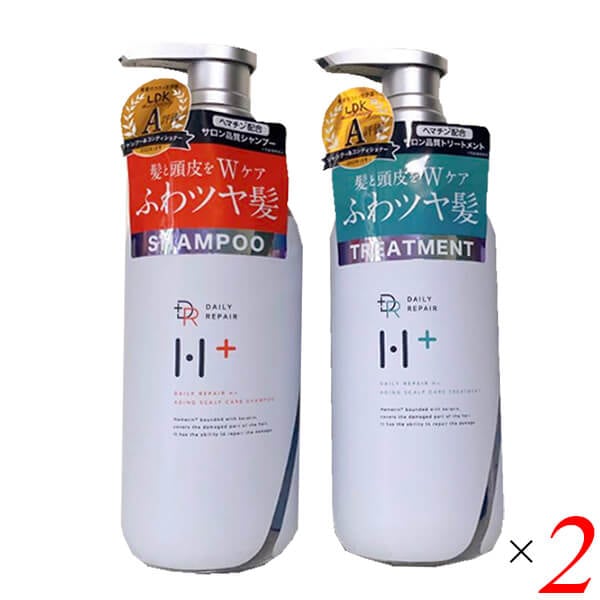 DRH+ エイジング スカルプケア シャンプー &トリートメント セット 2個セット リンス 詰め替え 頭皮