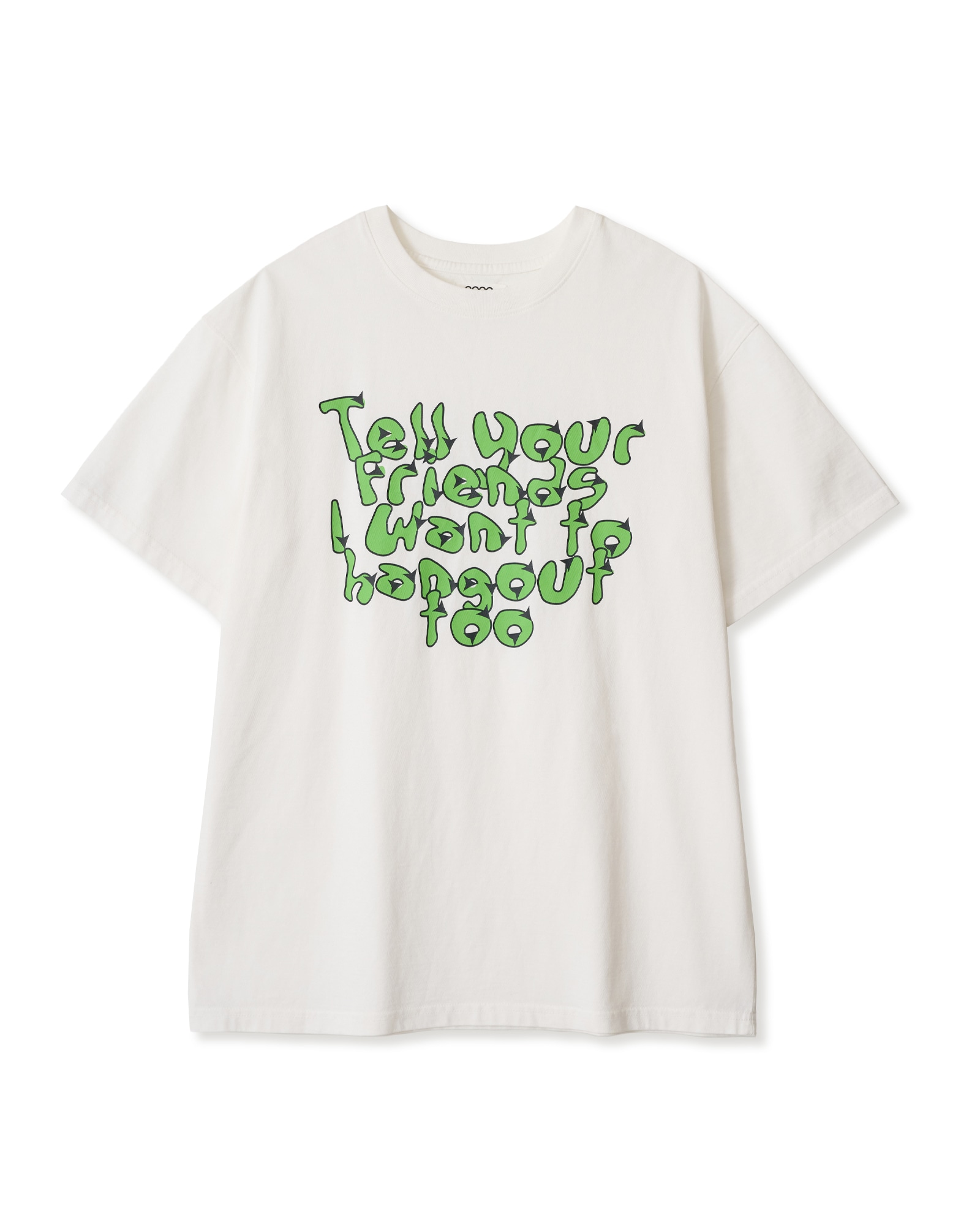 【aeae】 MAKING FRIENDS T-SHIRTS : WHITE
