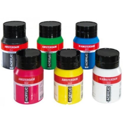 ターレンス アムステルダムアクリリックカラー500ml 6色セットA AAC5006SETA 440053 7,597円