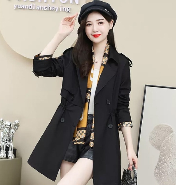 アウター デート モテアイテム トレンチコート ミモレ丈 長袖 可愛い きれいめ 上品 おしゃれ かっこいい 可愛い ラブリー キュート ガーリー クール モード系 セクシー エレガント