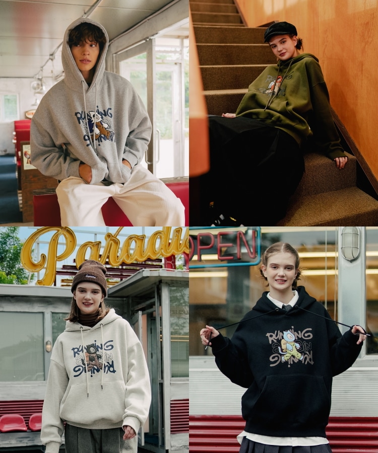 RUN FOREST HOOD JIHD7694