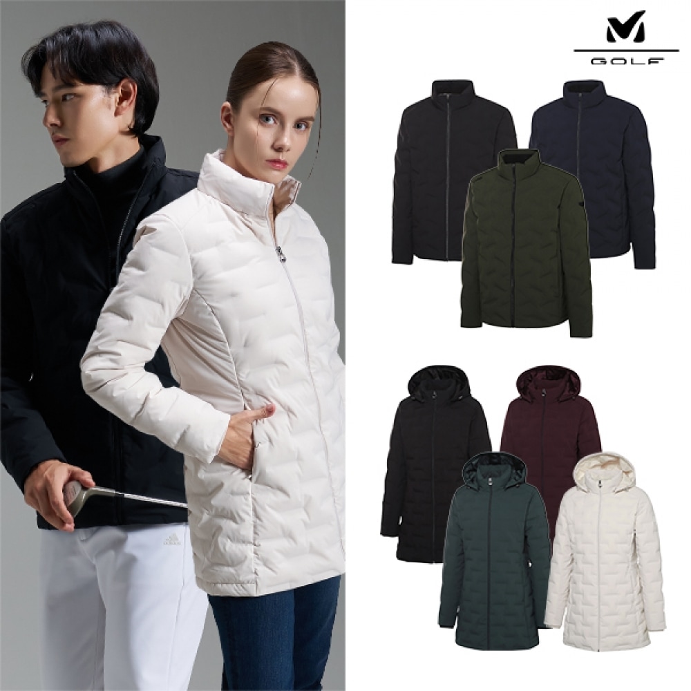 (ミーレゴルフ) チューブグースダウンライトウェイトジャケットメンズ&レディース 7 色チョイス 1
