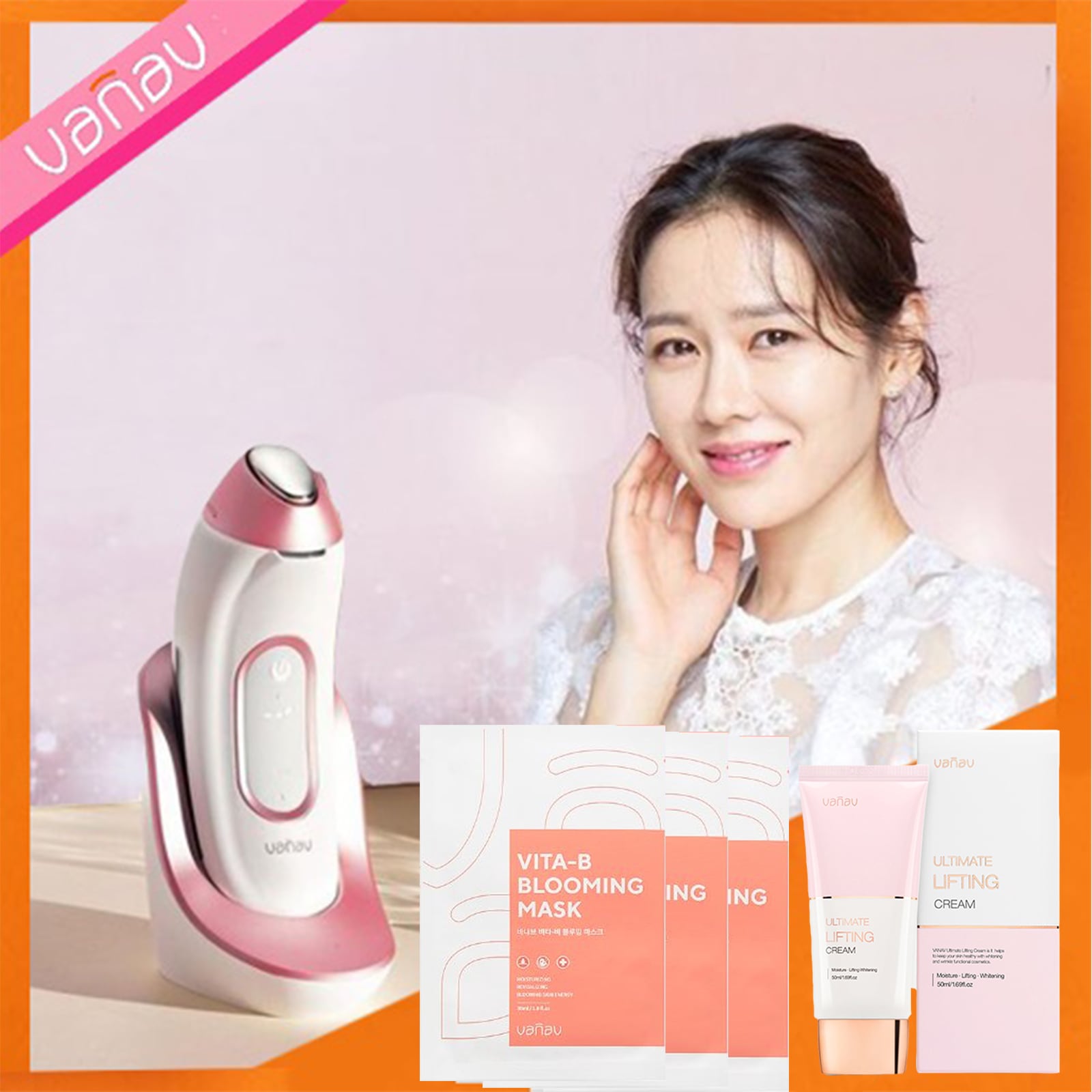 バナブ　美顔器 Qoo10] Vanav [韓国公式] バナブ UP6+本品GIF : 美容・健康家電