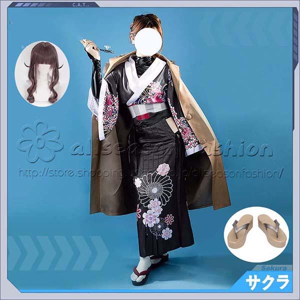 勝利の女神:NIKKE ニケ サクラ さくら コスプレ衣装 ウィッグ 靴 コスチューム cosplay イベント 演出服 アニメ変装 仮装