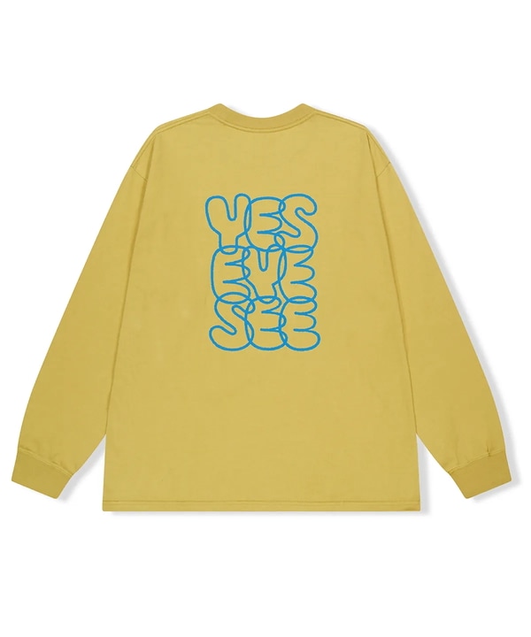 Qoo10 イェスアイシー C-LOGO L/S ロゴ 長袖 プリン