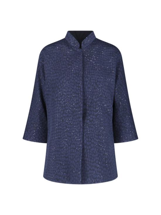 GIORGIO ARMANI Women Jackets GW002950 TE20159MB029 Blue