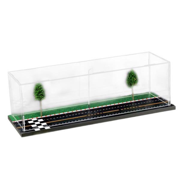 1:64 モデルカーショーケース カーガレージジオラマモデルシミュレーション装飾品 1:64 駐車場ディスプレイケース 本棚コレクター用