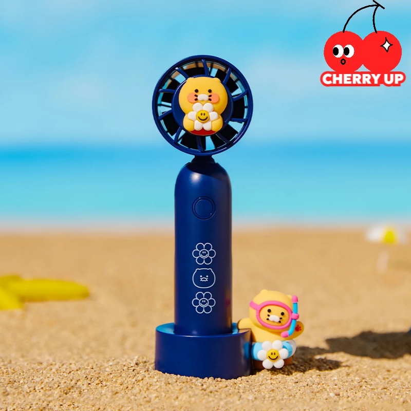 【WIGGLE WIGGLE × カカオフレンズ】ハンディ扇風機_チュンシクハンディファン扇風機 卓上サーキュレーター静音携帯扇風機 扇風機扇風機 ハンディ 扇風機 dcモーター