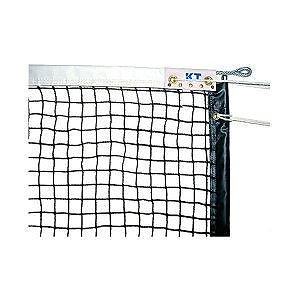 KTネット 全天候式上部ダブル 硬式テニスネット センターストラップ付き 日本製 サイズ：12.651.07m ブラック KT227