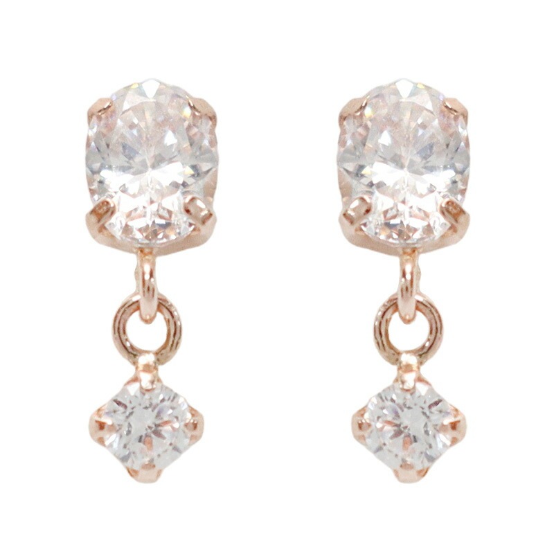 ピアス レディースK10ピンクゴールド ギフト