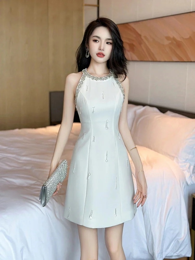 【急速出荷!】上品2024作パーティードレス感ワンピースフォーマルパーティーキャバドレス気質大人チャイナドレス同窓会卒業式結婚式演奏会ウェディング成人式L正式礼46今日は30パーセント 7,322円