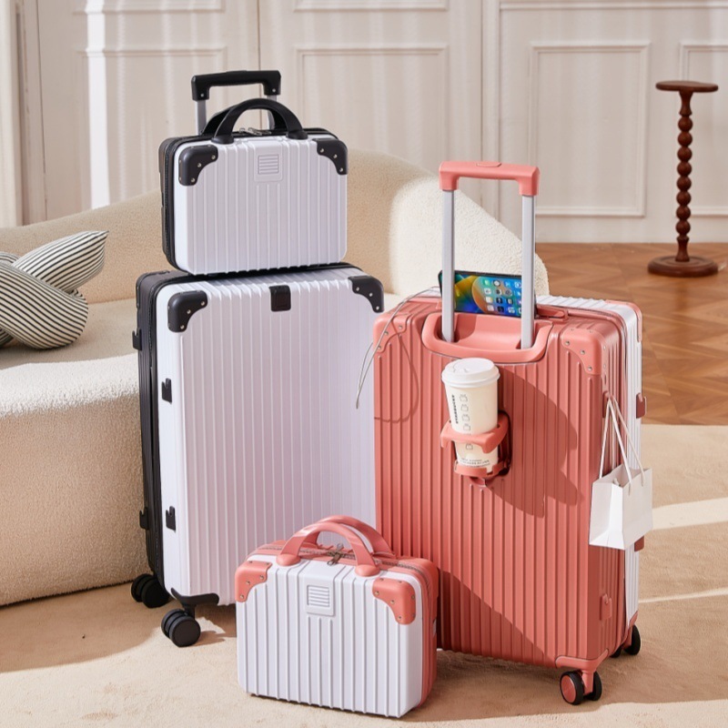 スーツケース男女スーツケーススーツケーススーツケース頑丈耐久性大容量新型暗号箱万向輪箱学TK