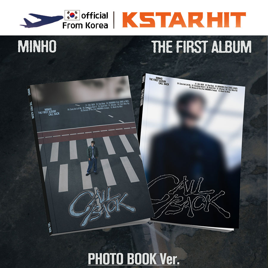 (Photobook/2種セット) MINHO of SHINEE - CALL BACK (1stフルアルバム)