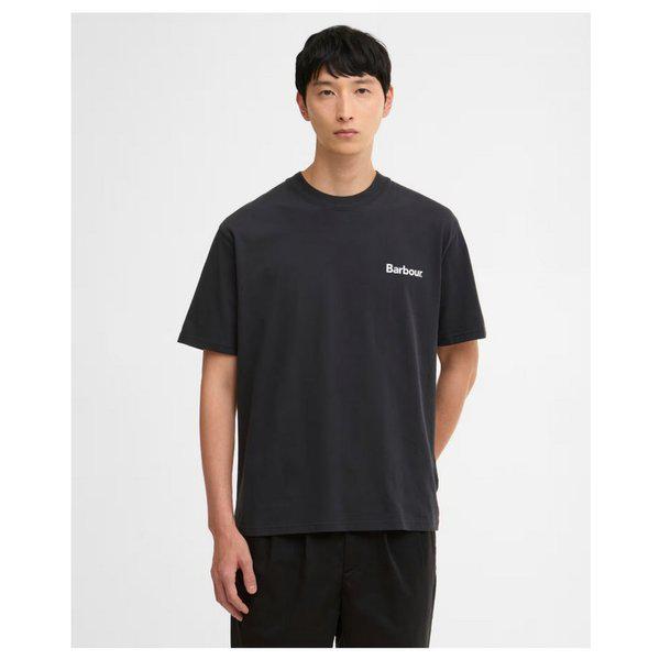 26SS 男性用 ブラック Crossby Archive Logo OS Tシャツ URTS6E007BK