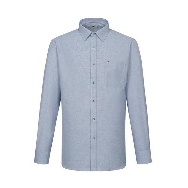 ポリ混紡イージーケアマイクロパターンシャツ レギュラーフィット__DLW1SHDL120B1