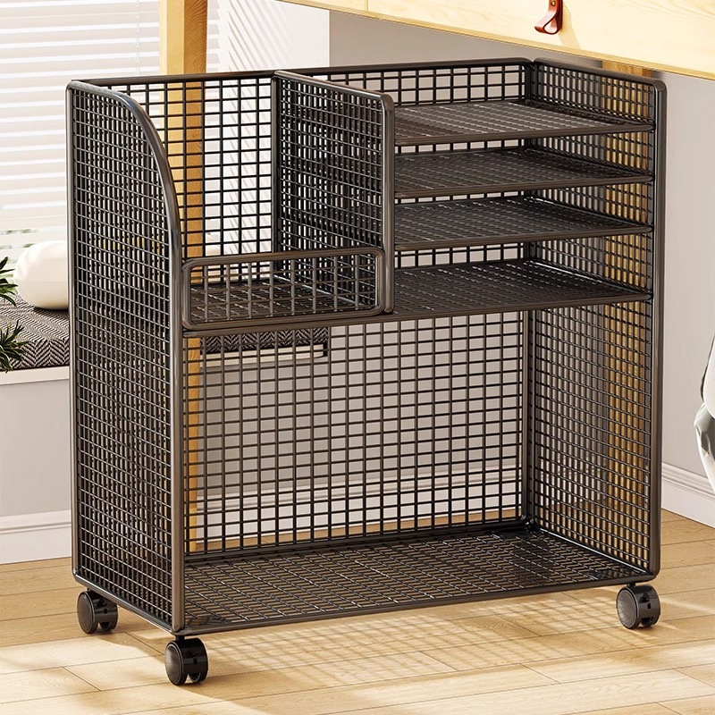 本棚 デスク下収納ラック 学習机の隣の小さな本棚 キャスター付き取り外し可能オーガナイザー 本収納ボックス 4,765円