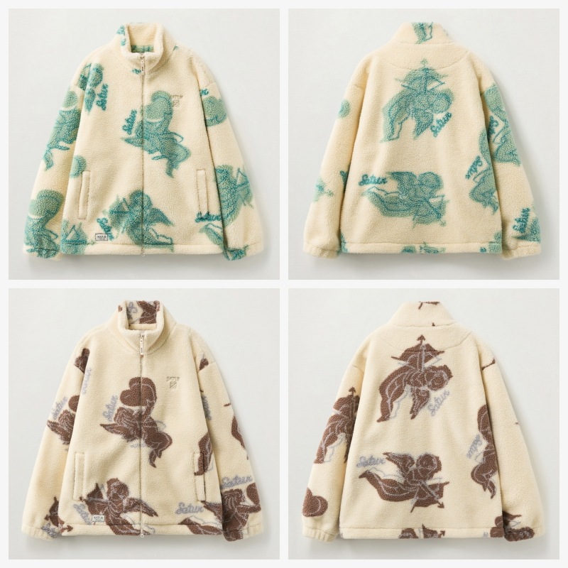 【SATUR】25FW ANGEL FLEECE ZIP-UP : 2COLORS