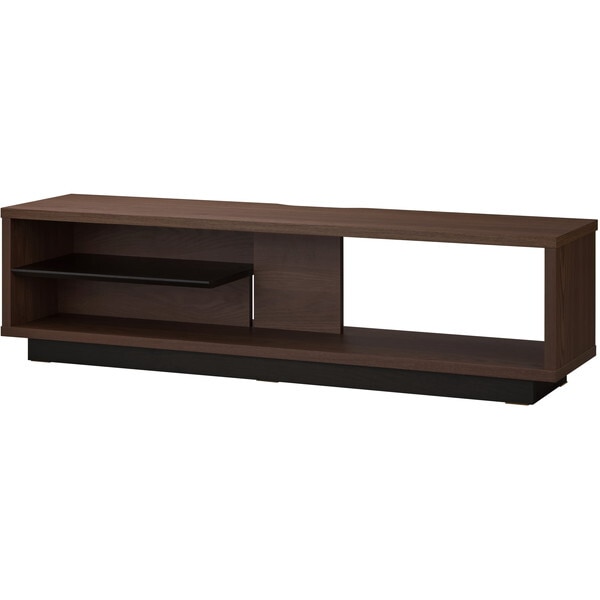 OTS-120SR ウォールナット/ブラック オープンテレビ台 スタンダードタイプ メーカー直送