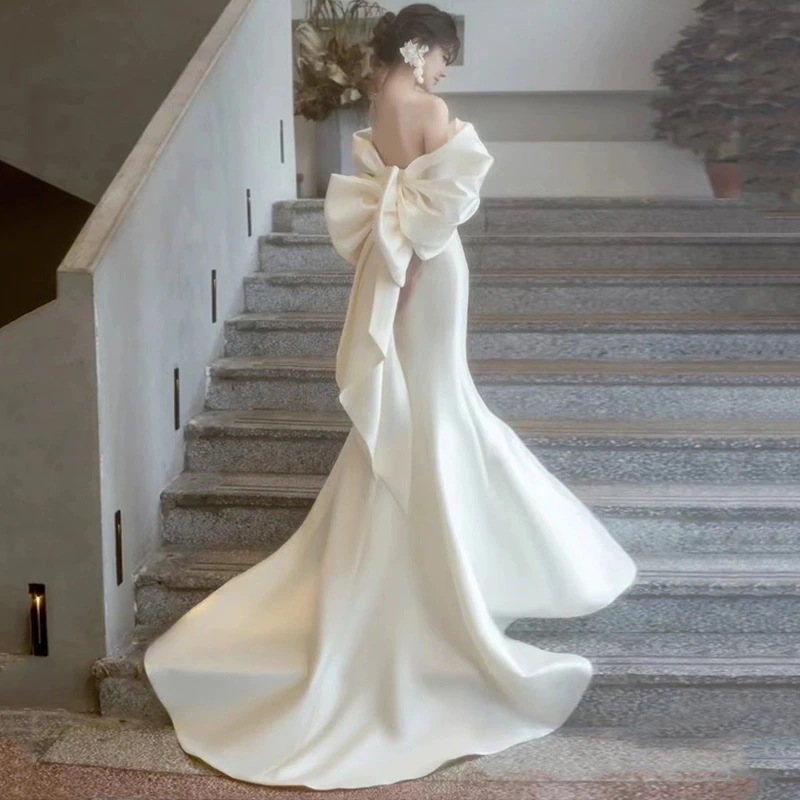 パーティードレス2024 新作 フレンチヴィンテージ 高級感 蝶結び 気質 結婚式 演奏会 発表会 卒業式 成人式 同窓会 ドレスワンピース 花嫁ロングドレス 結婚式ワンピース