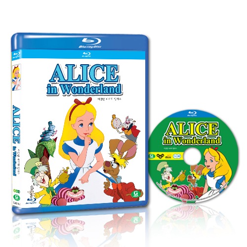 Blu-ray ディズニーアニメーション英語 不思議の国のアリス 最も [定休日以外毎日出荷中]