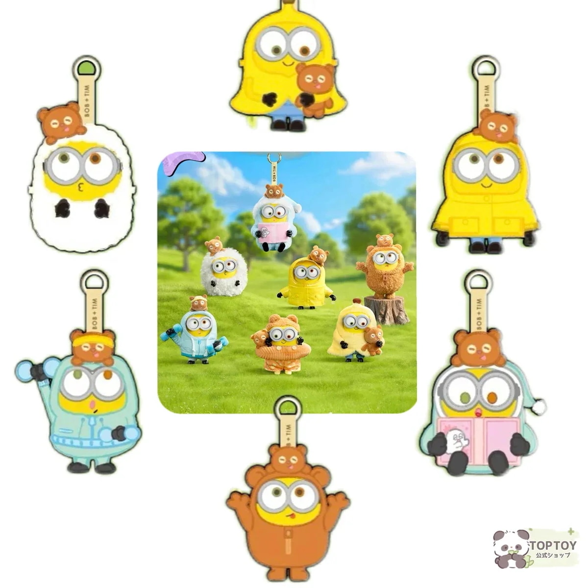 Qoo10] 52TOYS 【正規品】 BOB&TIM ミニオンズ